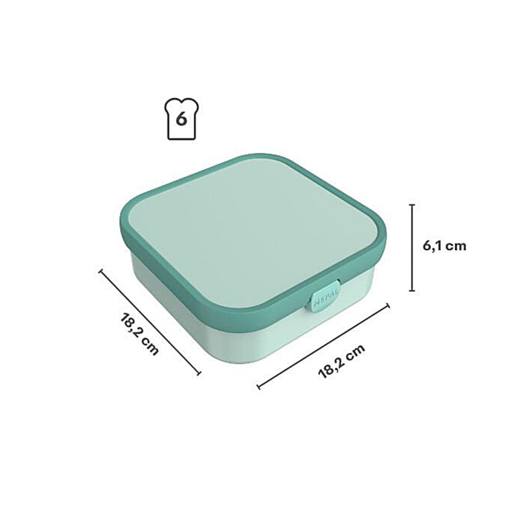 LITTLE DUTCH. Bento lunchbox Campus Large - Forest Friends