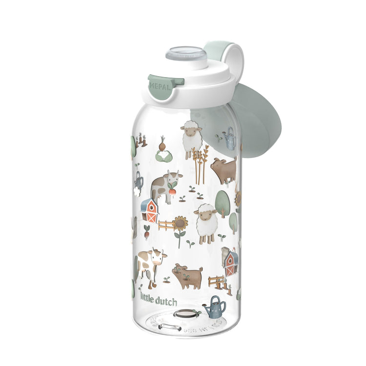 LITTLE DUTCH. Μπουκάλι με pop-up στόμιο 600 ml - Little Farm