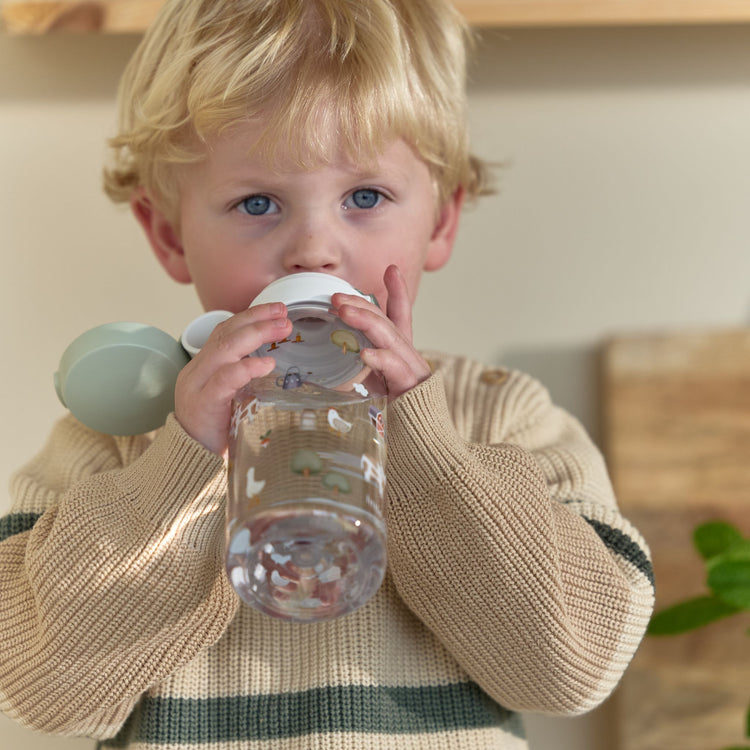 LITTLE DUTCH. Μπουκάλι με pop-up στόμιο 600 ml - Little Farm