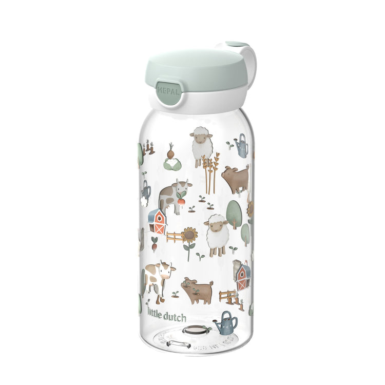 LITTLE DUTCH. Μπουκάλι με pop-up στόμιο 600 ml - Little Farm