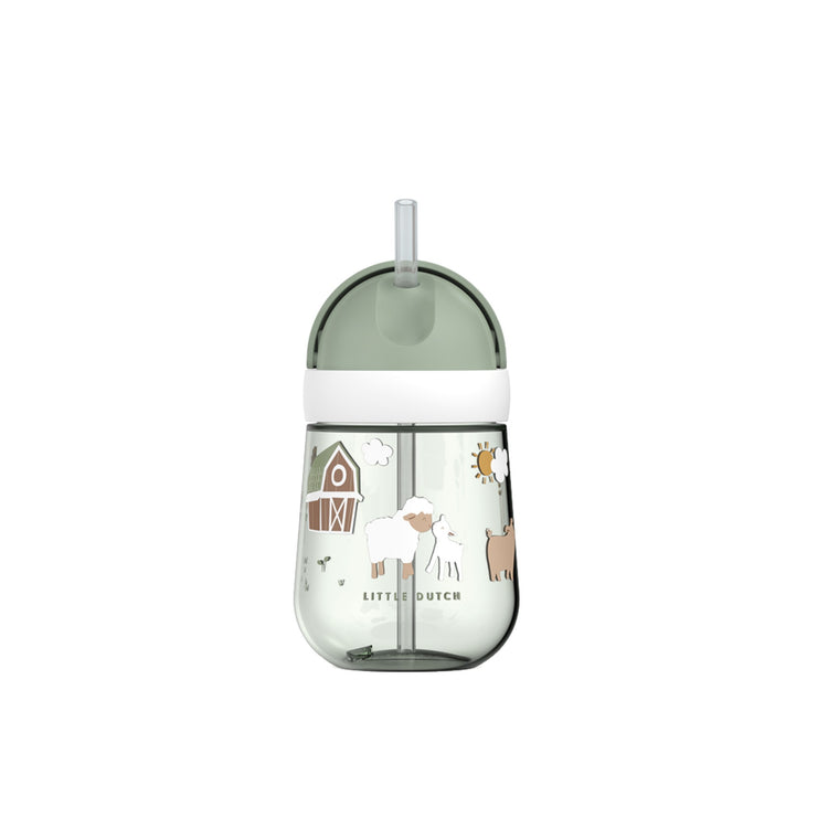 LITTLE DUTCH. Straw cup mio 300 ml - Little Farm