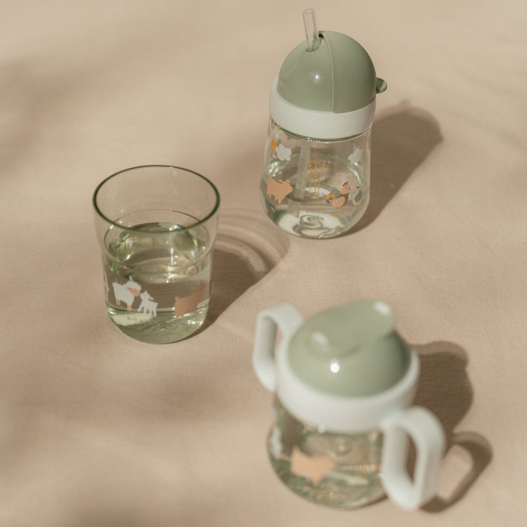 LITTLE DUTCH. Straw cup mio 300 ml - Little Farm