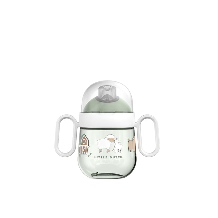LITTLE DUTCH. Εκπαιδευτικό ποτηράκι με χειρολαβές Mio 200 ml - Little Farm