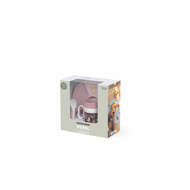 LITTLE DUTCH. Βρεφικό σετ φαγητού 3 τεμαχίων Mio Fairy Garden