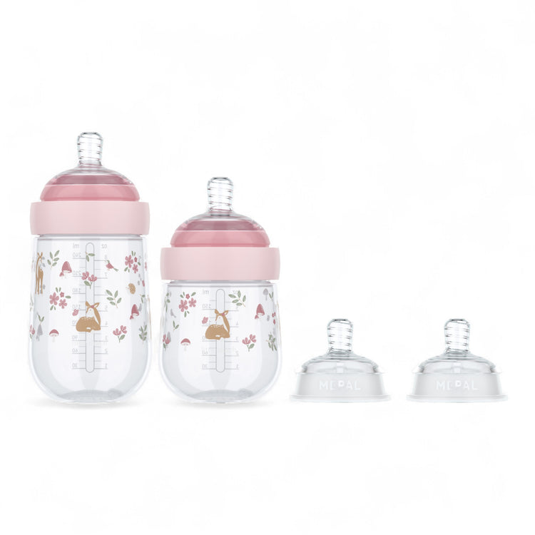 LITTLE DUTCH. Starter set baby bottles Mio 4 pieces - Fairy Garden