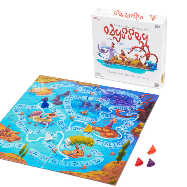My Greek Games. Επιτραπέζιο παιχνίδι φιδάκι ΟΔΥΣΣΕΙΑ - New