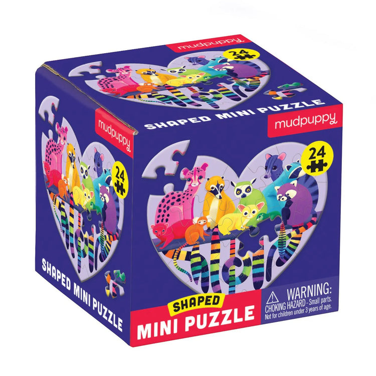 MUDPUPPY. Love in the Wild 24 Piece Shaped Mini Puzzle