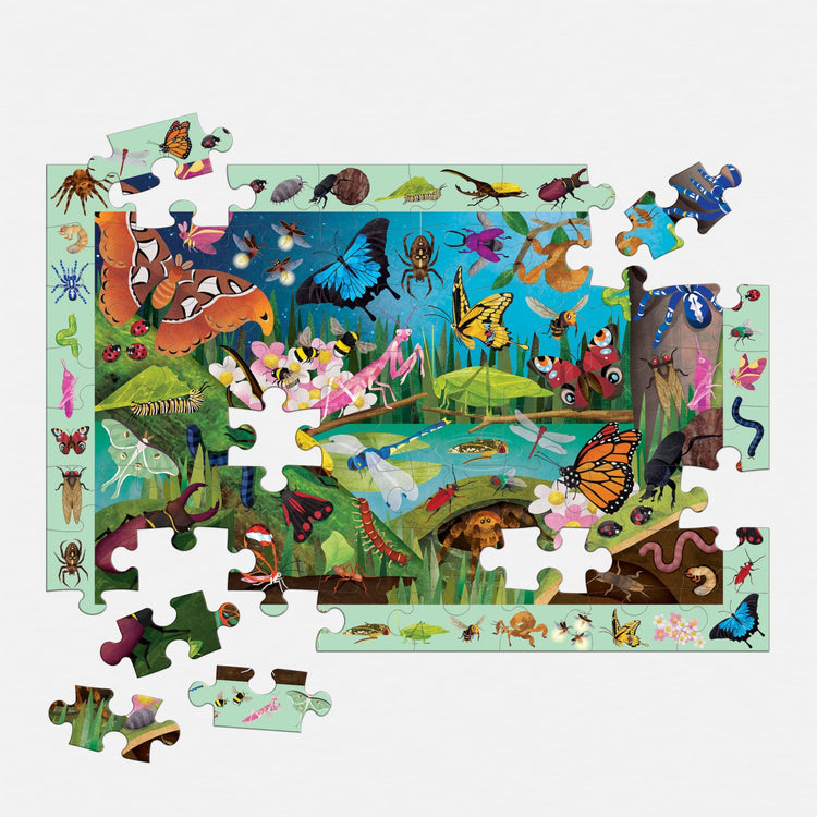 MUDPUPPY. Bugs & Butterflies 64 Piece Search & Find Puzzle