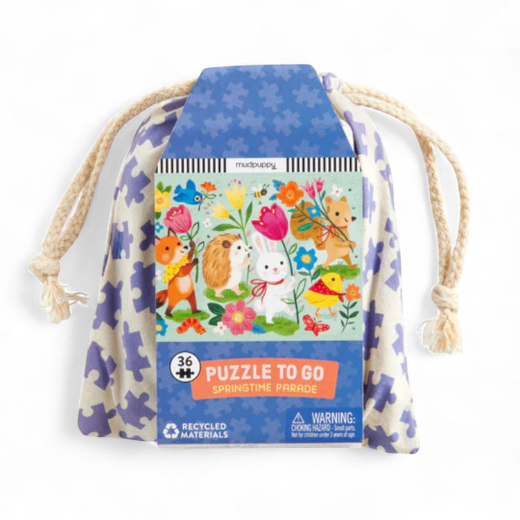 MUDPUPPY. 36 pcs Puzzle to go Springtime Parade