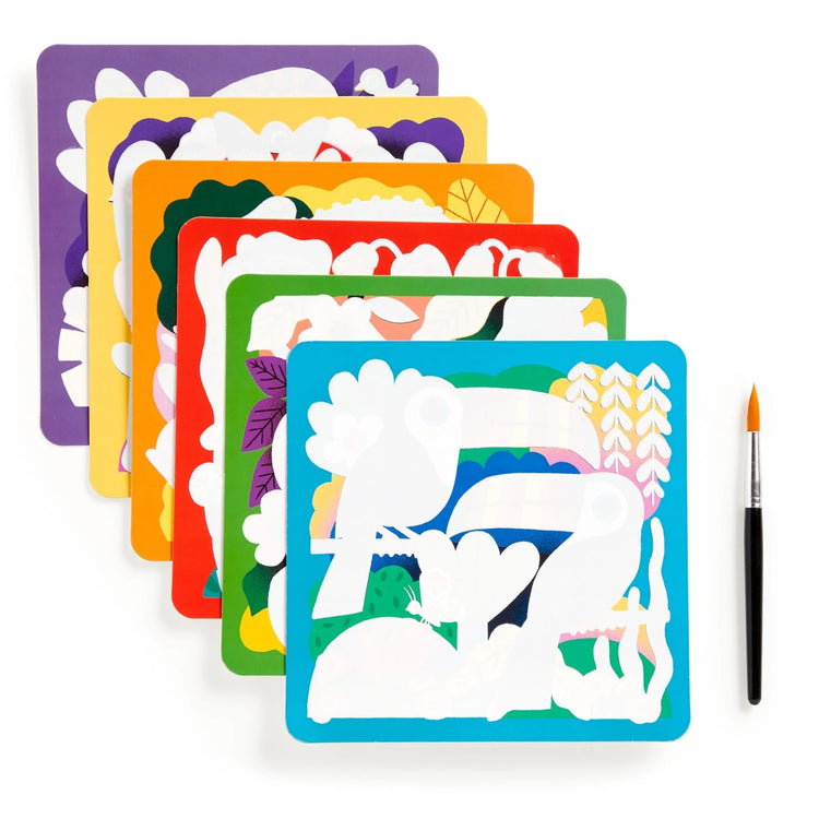 MUDPUPPY. Rainforest Friends Color Magic Water-Reveal Kit