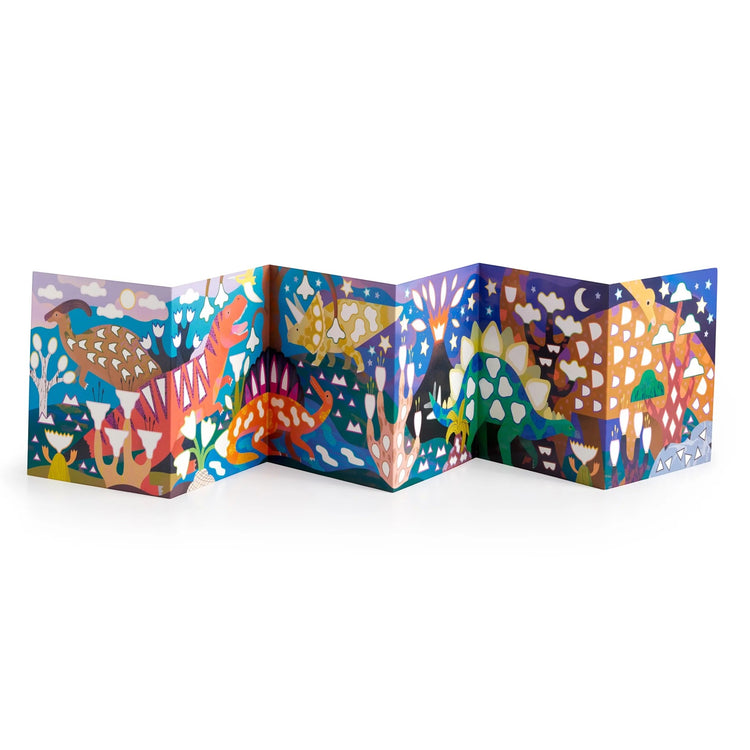 MUDPUPPY. Dinosaur Land Sticker Sparkle Poster Activity Kit