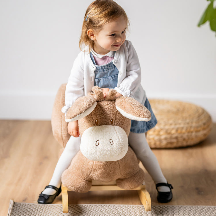 TEDDY. Rocking donkey - beige