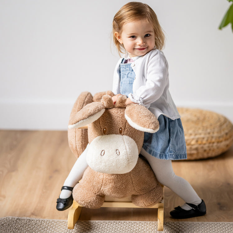 TEDDY. Rocking donkey - beige