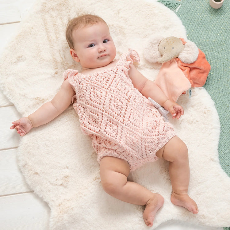 FLO, ERNEST & OLI. Comforter Doudou Elephant (pink)
