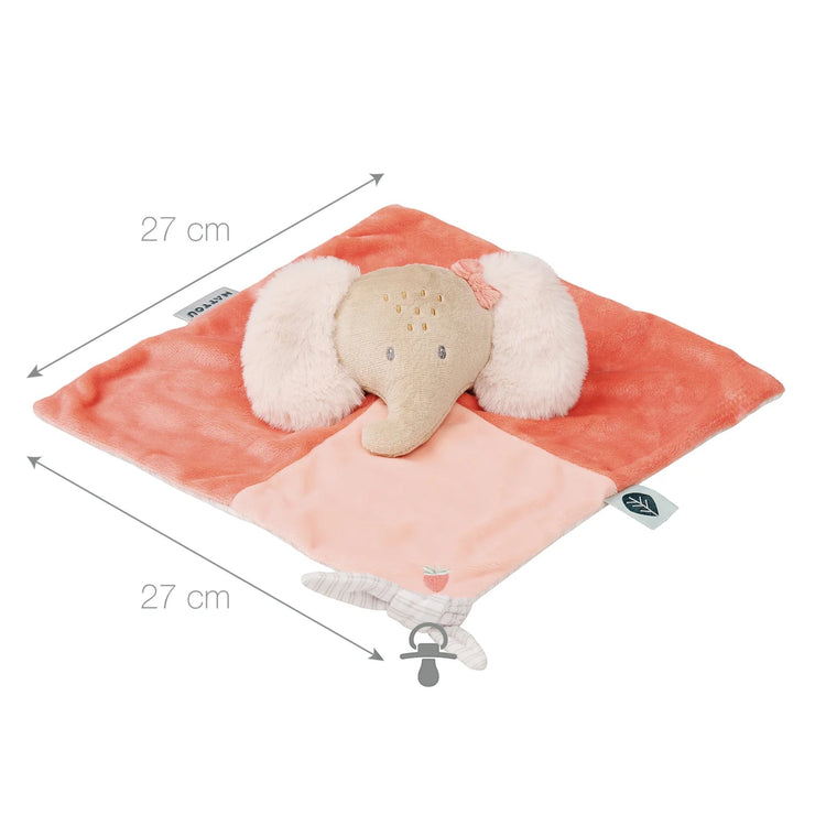 FLO, ERNEST & OLI. Comforter Doudou Elephant (pink)