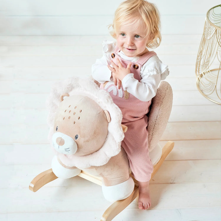 FLO, ERNEST & OLI. Rocking Toy Lion Ernest - brown