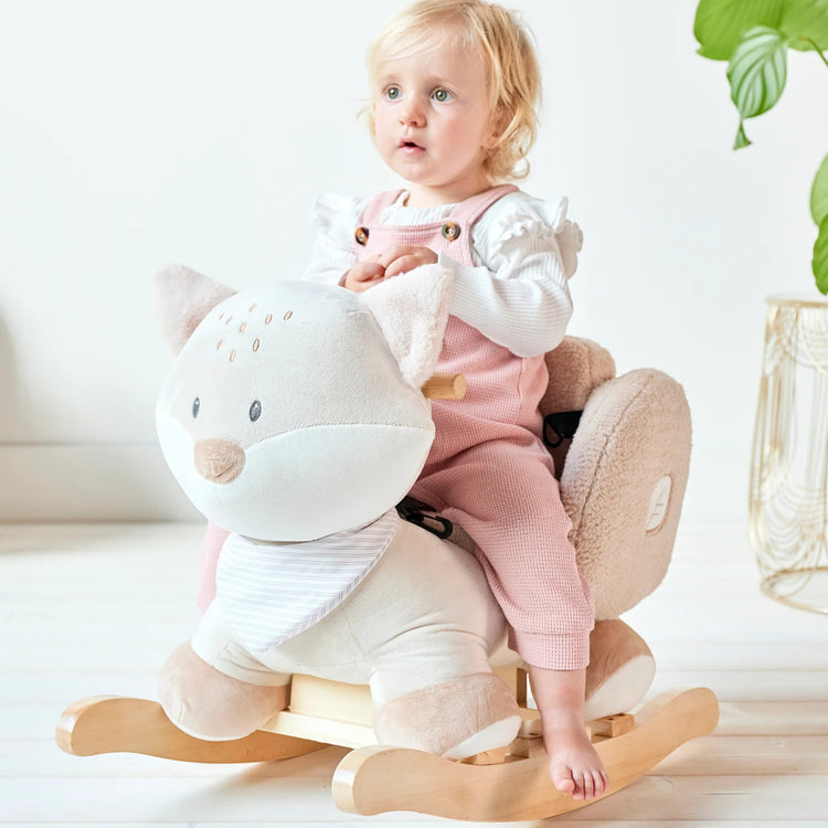 FLO, ERNEST & OLI. Rocking Toy Fox