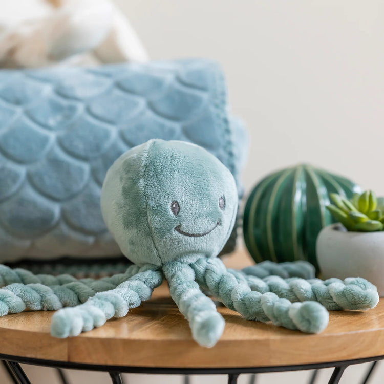 LAPIDOU. Cuddly octopus (copper green)