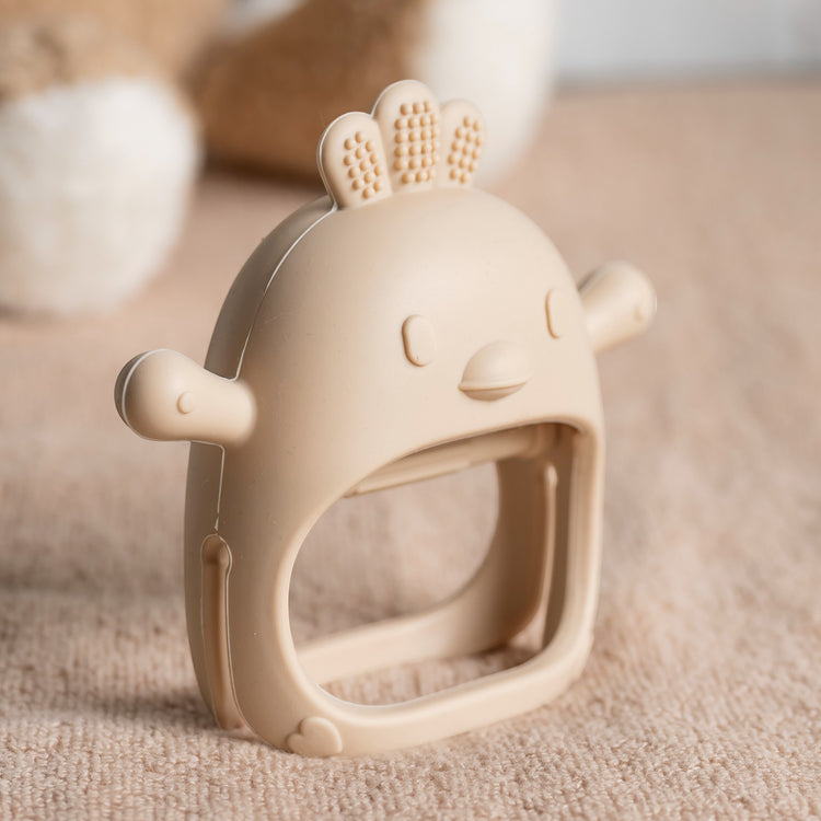 SILICON. Teether glove - Clay