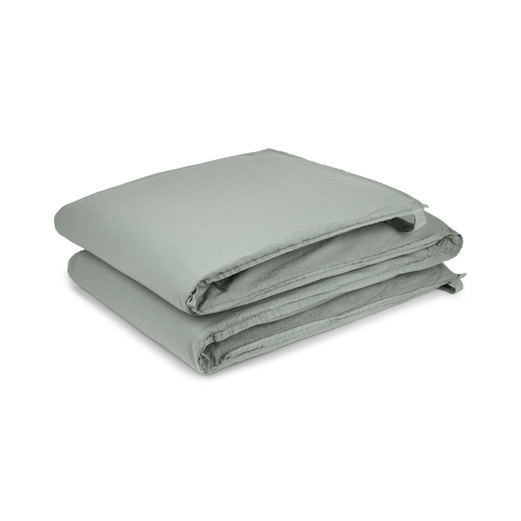 WABI SABI. Zipped cot bumper Azure 210x38x4
