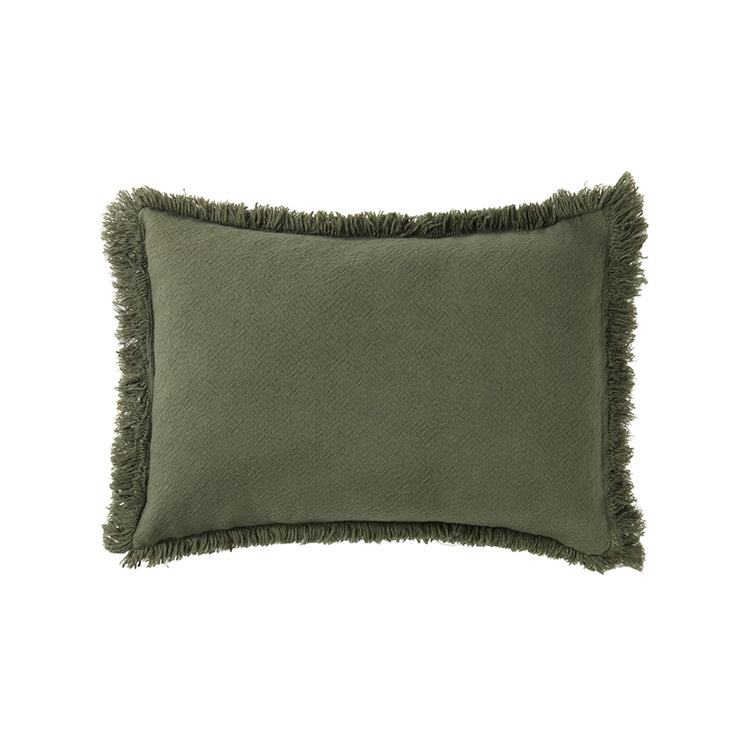 LANDSCAPE. Rectangular fringles cushion Vetiner 45x30