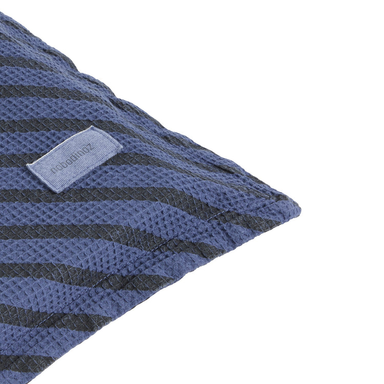 LANDSCAPE. Waffle floor mattress 60x120x4 Stripes Cobalt