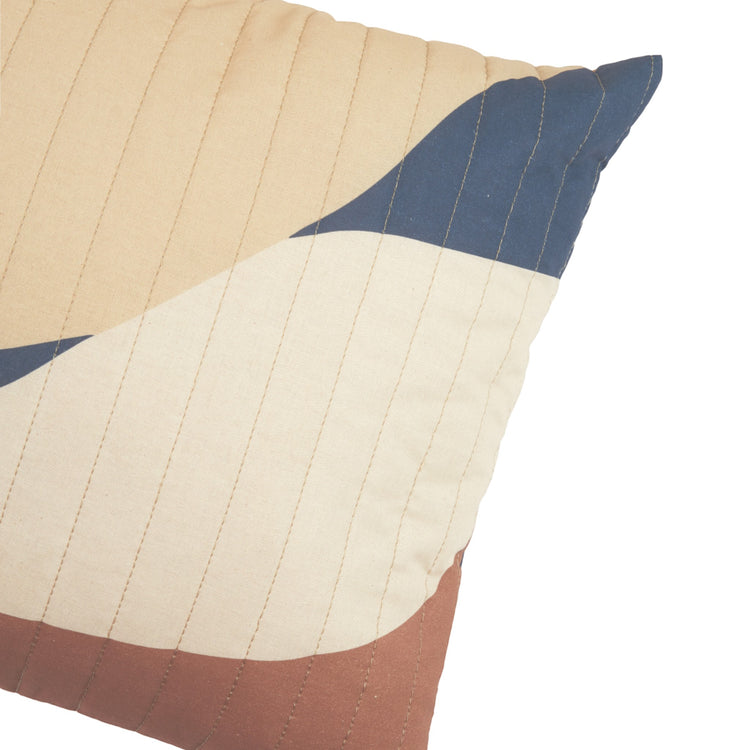 LANDSCAPE. Quilted cushion 60x40 Blue Canyon