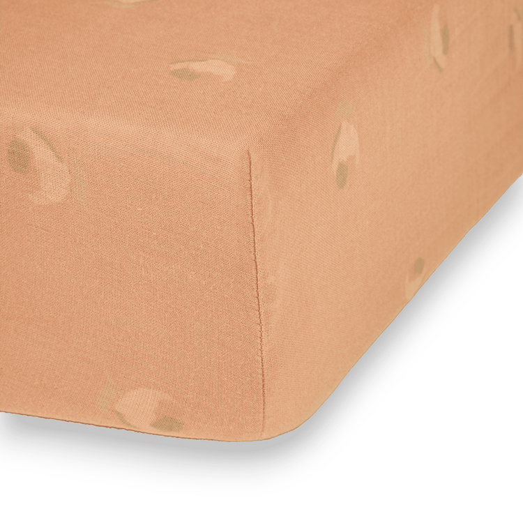 WABI SABI. Washed BB fitted sheet 70x140 Powder Pink Blossom