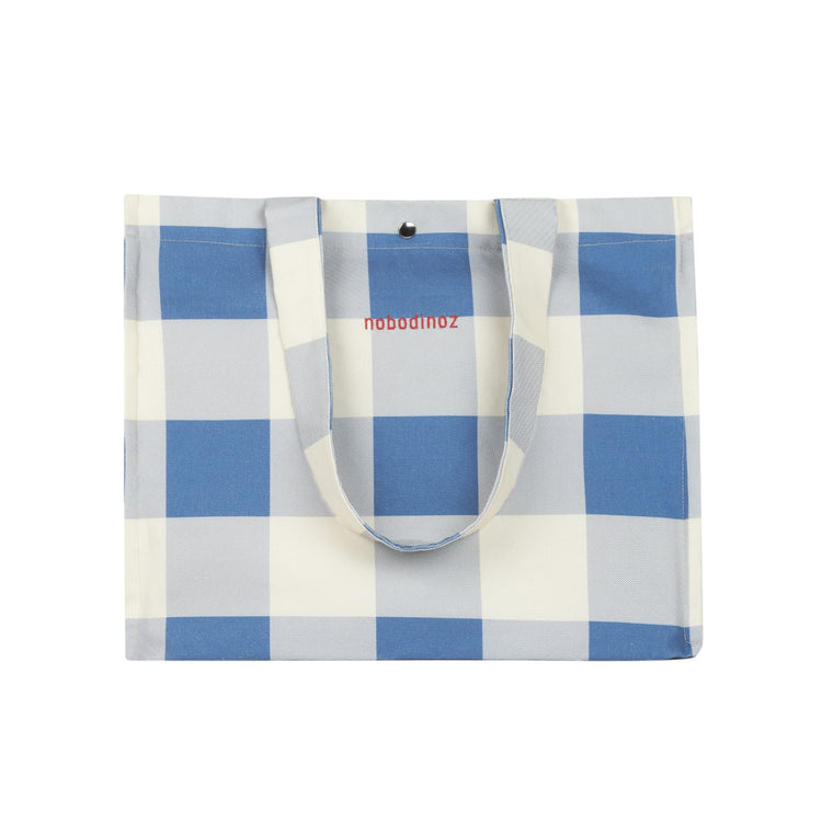 PORTOFINO. Tote bag Portofino Blue Checks