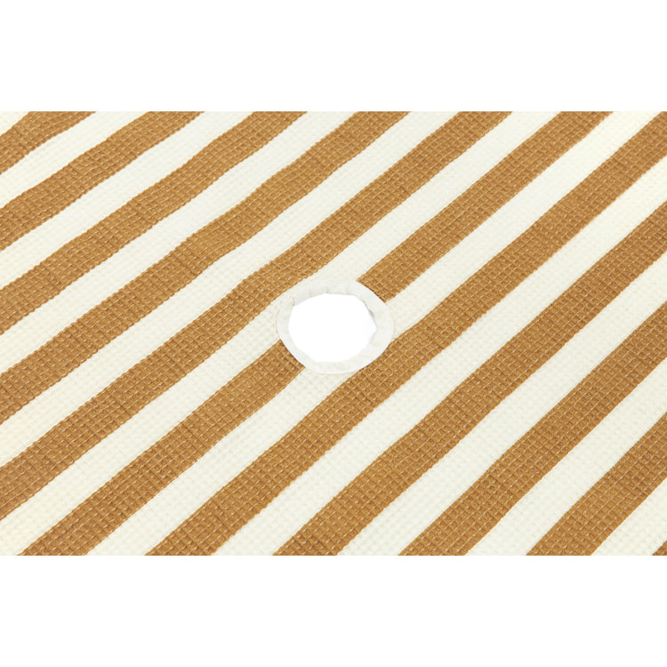 PORTOFINO. Πετσέτα παραλίας XL Honey Stripes Waffle