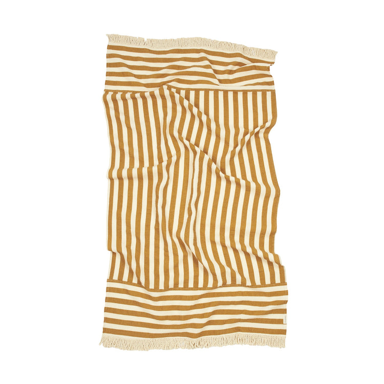 PORTOFINO. Πετσέτα παραλίας Honey Stripes Waffle 84 x 150 εκ.