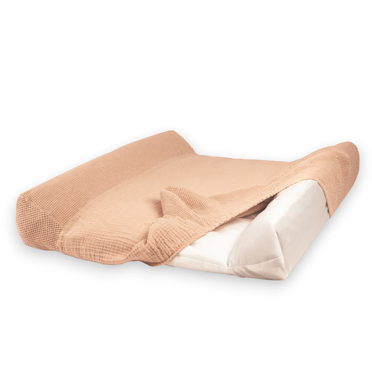 WABI SABI. Σετ στρωματάκι - αλλαξιέρα Zen και κάλυμμα Powder Pink 50x70x10