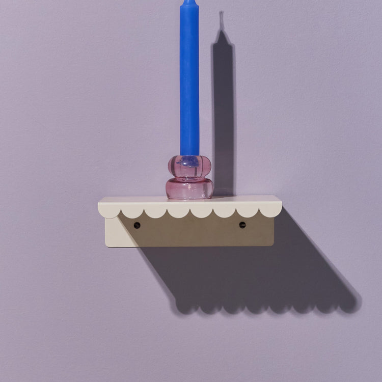 VIBES. Vibes Wall Shelf Ivory Small 20x16x6 cm