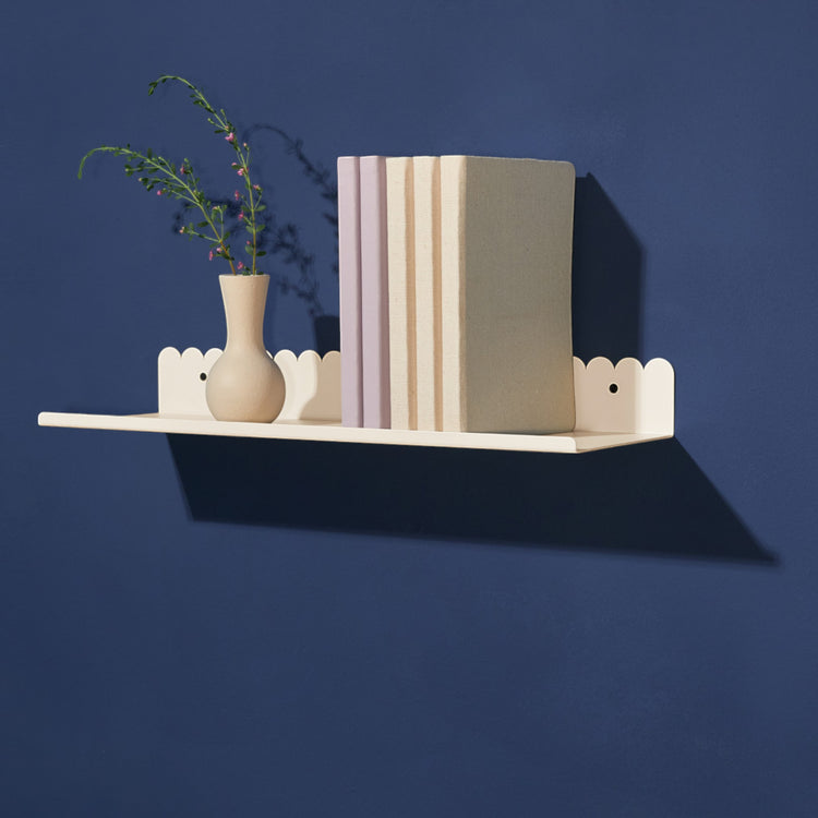 VIBES. Vibes Wall Shelf Ivory Large 50x16x6 cm
