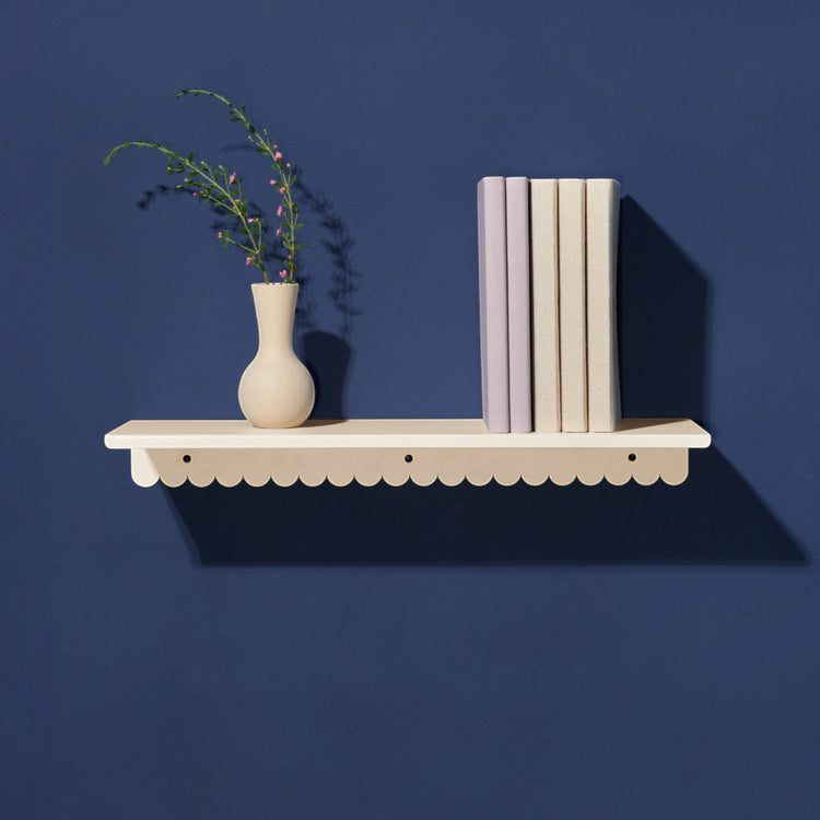 VIBES. Vibes Wall Shelf Ivory Large 50x16x6 cm