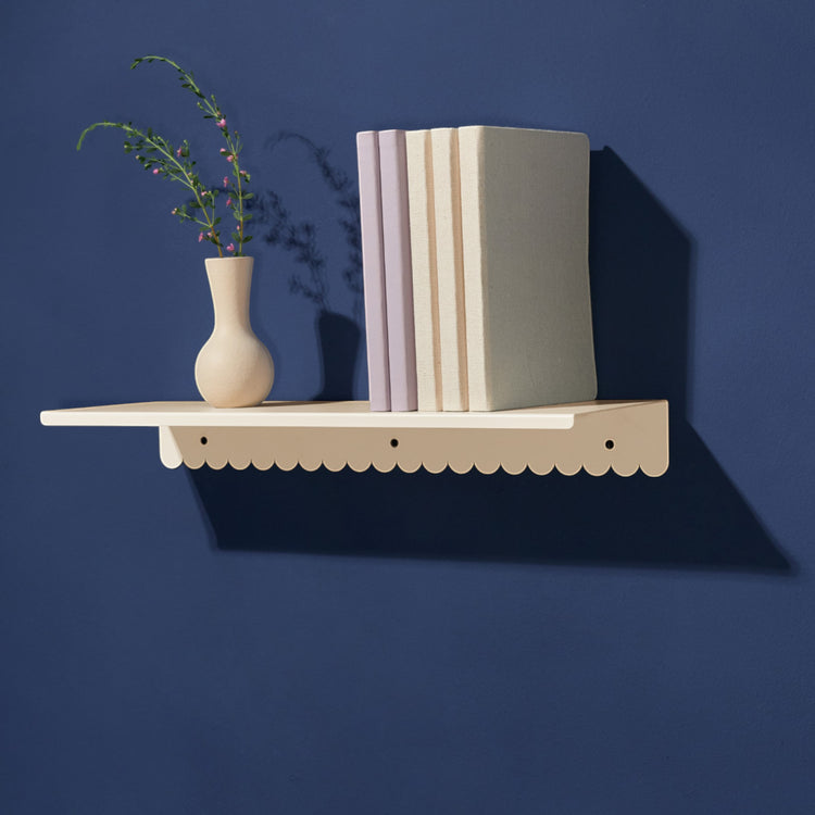 VIBES. Vibes Wall Shelf Ivory Large 50x16x6 cm