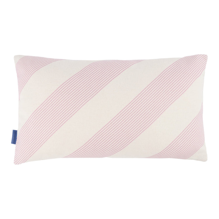 REMI. Rectangular cushion Lilac Diagonal Stripes 50x30