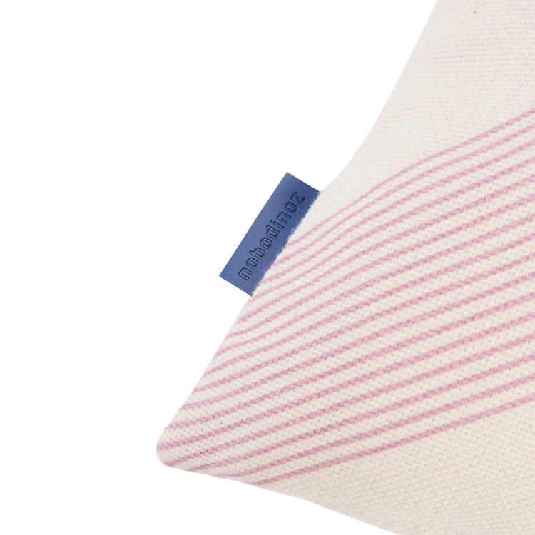 REMI. Rectangular cushion Lilac Diagonal Stripes 50x30
