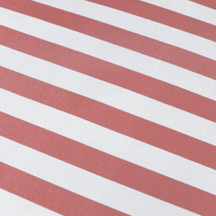 SHELDON. Παπλωματοθήκη για μονό κρεβάτι Maroon Stripes 150x200