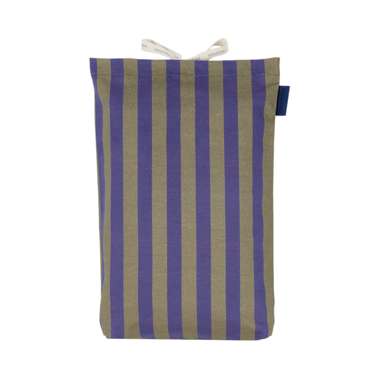 SHELDON. Παπλωματοθήκη για μονό κρεβάτι Indigo Stripes 150x200