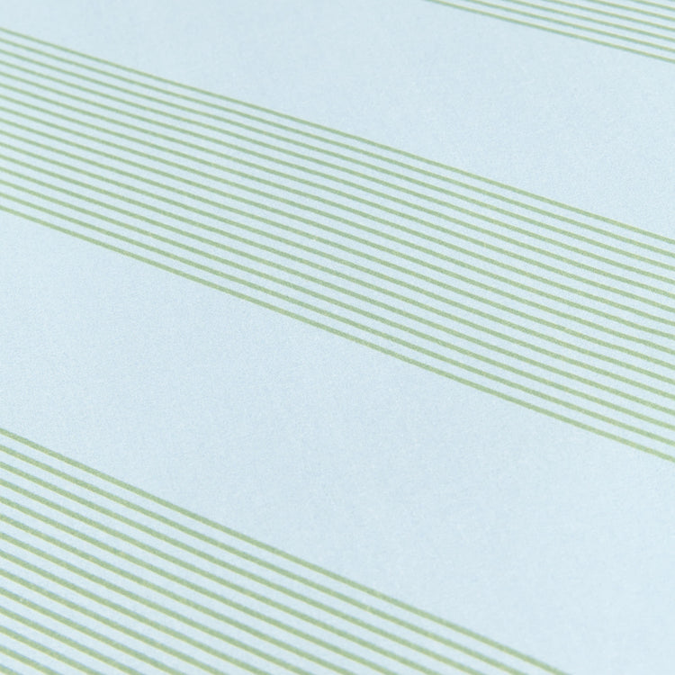 SHELDON. Παπλωματοθήκη για μονό κρεβάτι Green Diagonal Stripes 150x200