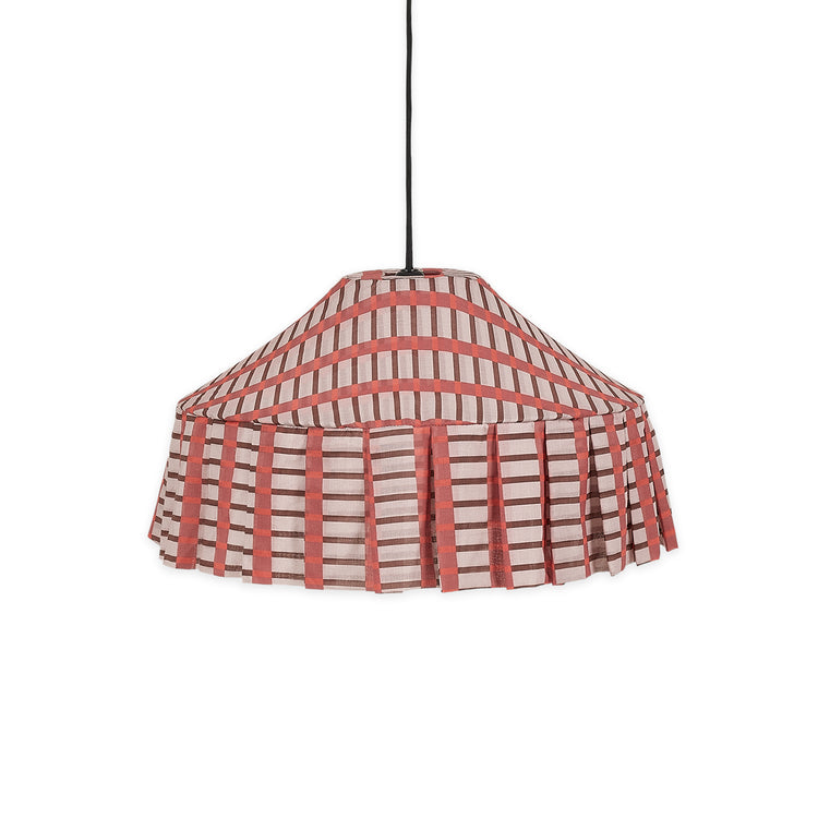 VIBES. Υφασμάτινο φωτιστικό Nicole Red Brown Mosaic 50εκ.