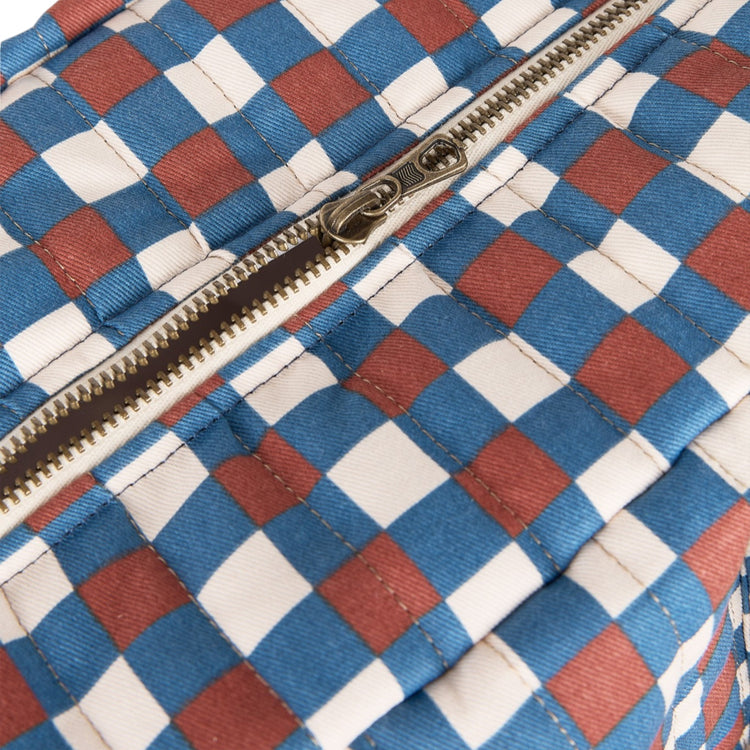 HYDE PARK. Αδιάβροχη τσάντα καροτσιού Blue Red Mosaic