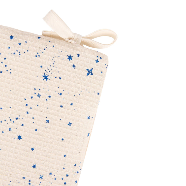 OPERA. Nest cot bumper Blue Milky Way