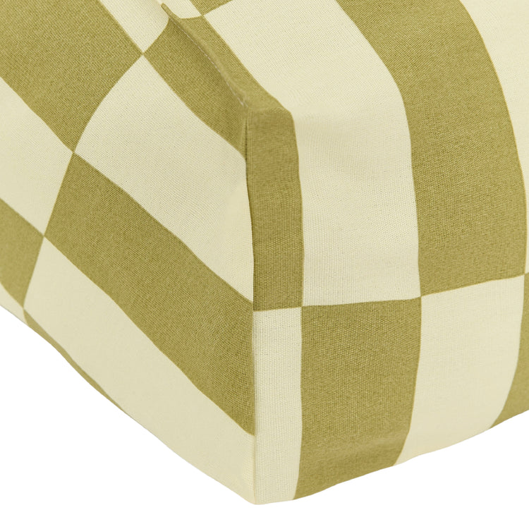 VIBES. Outdoor armchair beanbag - kid size - Lime Tiles