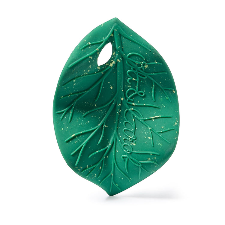 OLI&CAROL. Chlorophyll leaf baby teether