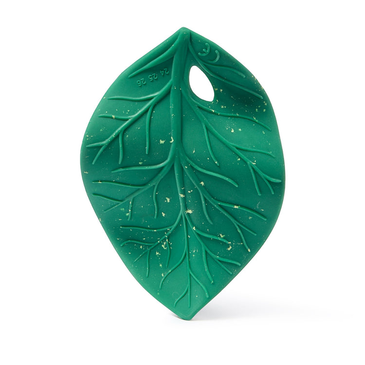 OLI&CAROL. Chlorophyll leaf baby teether