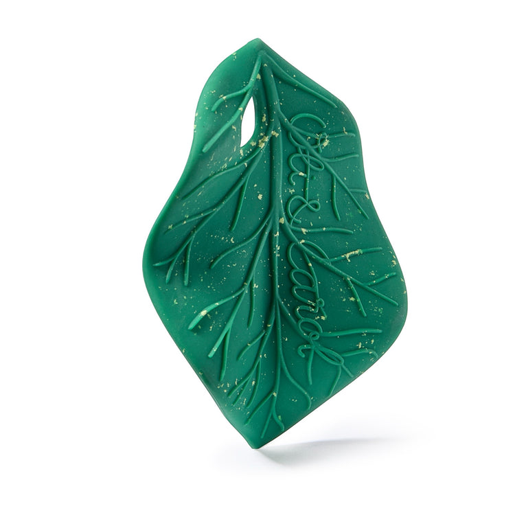 OLI&CAROL. Chlorophyll leaf baby teether
