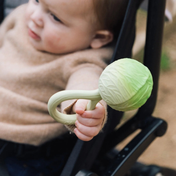 OLI&CAROL. Cabbage Rattle Toy