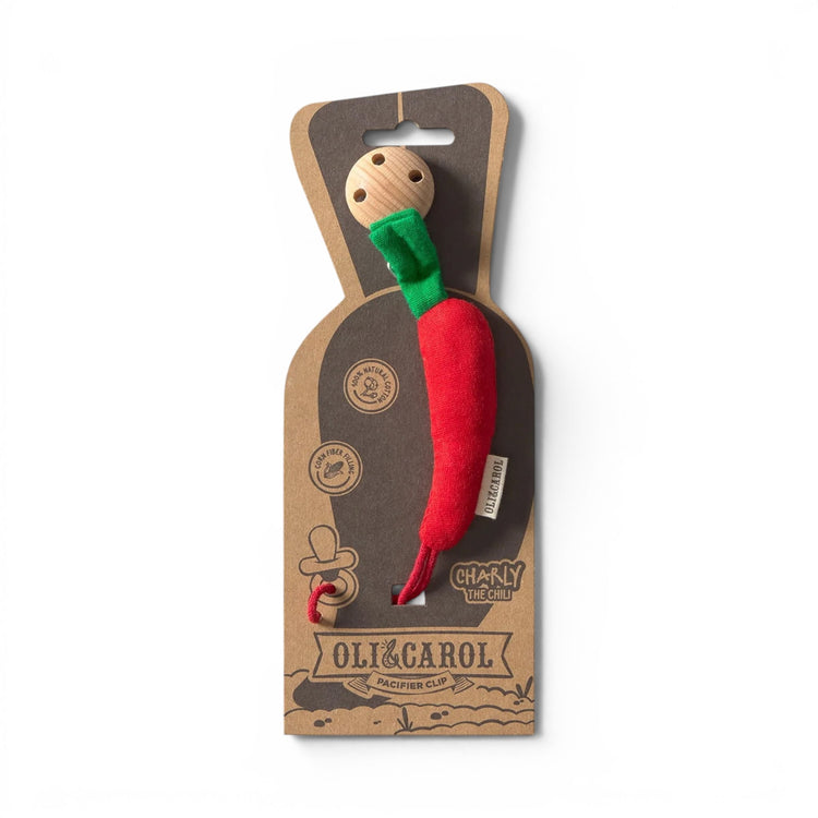 OLI&CAROL. Pacifier hanger Chili